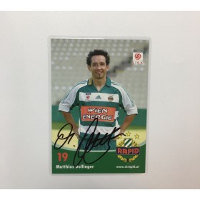 Autogrammkarte Matthias Dollinger, Rapid Wien