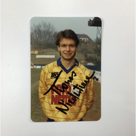 Autogrammkarte/Foto Thomas Niederstrasser, First Vienna FC