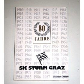 Buch/Festschrift Sturm Graz (AUT), 80 Jahre Sturm