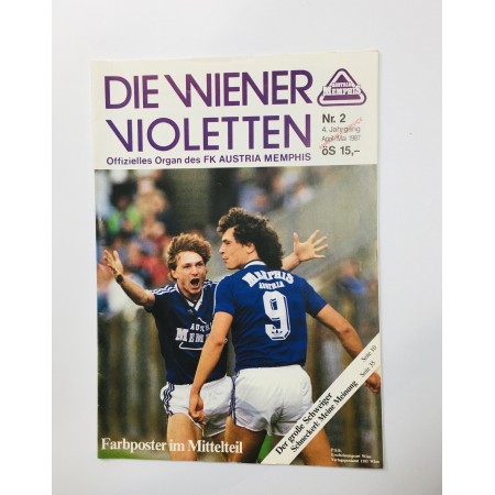 Vereinsmagazin Austria Wien, Nr. 2/1987