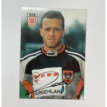 Autogrammkarte Franz Wohlfahrt, ÖFB