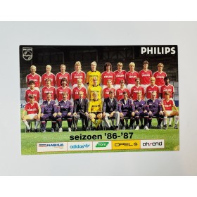 Mannschaftskarte PSV Eindhoven (NED), 1986/1987