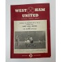 Programm West Ham United (ENG) - Rapid Wien (AUT), 1955