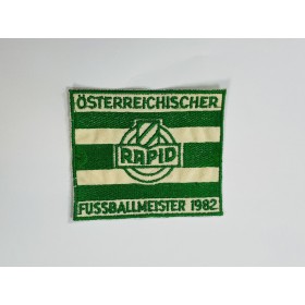 Aufnäher Rapid Wien, Fussballmeister 1982